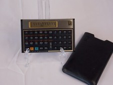 HP Hewlett Packard 12C Financial Calculator with Case light used.