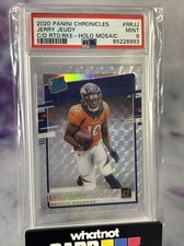 2020 JERRY JUEDY CHRONICLES CLEARLY DONRUSS RATED ROOKIES HOLO MOSAIC PSA9 POP1