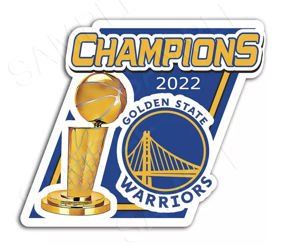 Golden State Warriors Champions 2022 Decal Sticker Basketball NBA  Championship