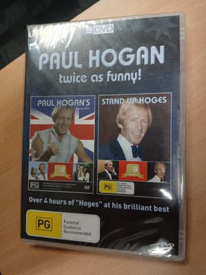 Paul Hogan Twice As Funny : England + Stand Up Hoges : NEW and Sealed R4