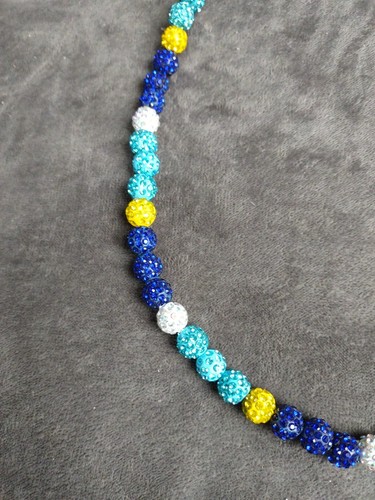 Philadelphia Phillies Beaded Necklace & Bracelet Set City Connect Colors Sparkly - Picture 3 of 8