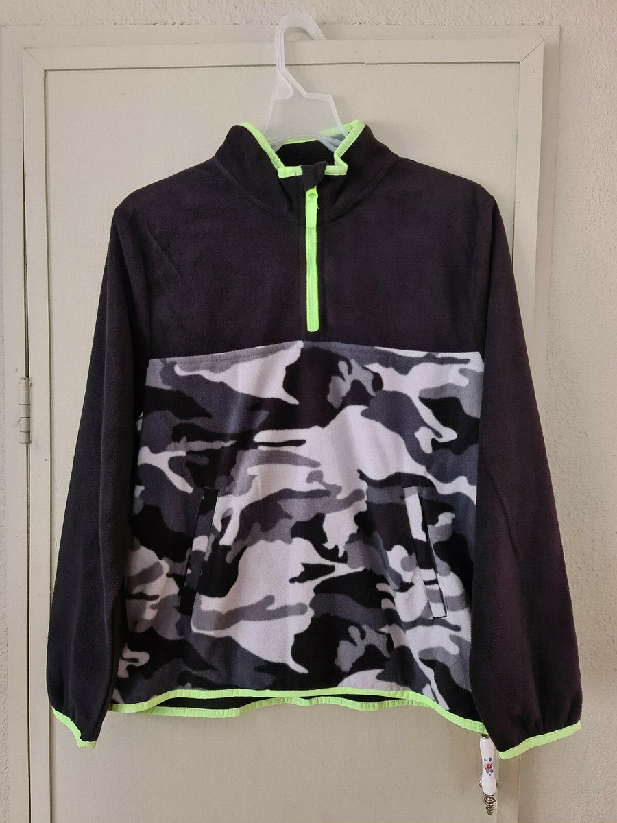 Wonder Nation Boy s Super Soft Fleece 1 4 Zip Pullover Size XL 14