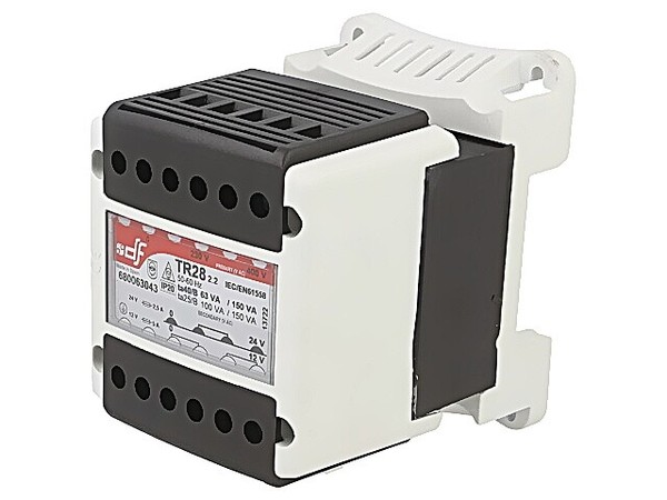 680063043 Transformator: Netz 63VA 230VAC,400VAC 12V 24V Din IP20 Df Electric-image