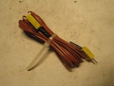 TYPE K THERM9OCOUPLE EXTERSION CABLE CR-AL APPROX 240" LONG A0752