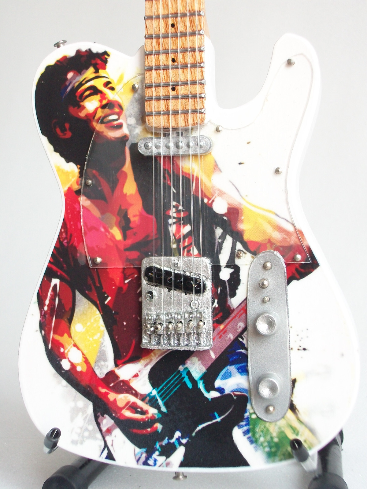 Guitare miniature Fender Telecaster Bruce Springsteen réplique guitare en bois miniature rock