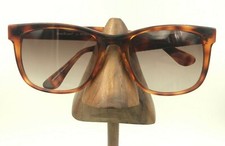 Vintage Anne Klein Brown Tortoise Oversized Oval Sunglasses Frames Hong Kong