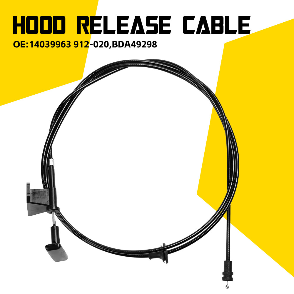 New Hood Latch Release Cable and Handle Assembly 1981-1991 Chevy/GMC Trucks