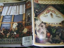 Country Thyme Painting Book Witch, Warlock, Birds, Fruit, Santa