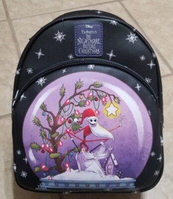 NWT Loungefly Nightmare Before Christmas Jack Snow Globe Mini Backpack & Wallet Loungefly The Nightmare Before Christmas Jack Snow Globe  main image 2