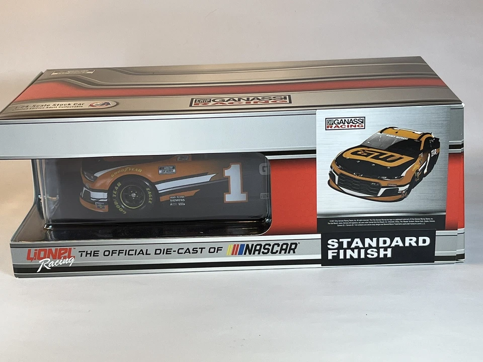 NASCAR Chip Ganassi Racing Kurt Busch 2021 Gearwrench 1:24 Lionel Racing Diecast - Image 2 of 4