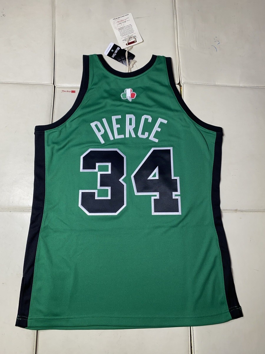 Boston Celtics Paul Pierce #34 Mitchell & Ness Green 2007-08