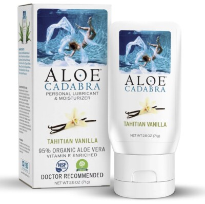 ALOE CADABRA ORGANIC PERSONAL LUBRICANT TAHITIAN VANILLA ALOE LUBE 2.5 OZ |  eBay