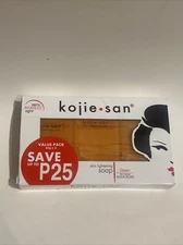 Kojie San Skin Lightening Soap Kojic Acid Pack Of 3bars x 65g Free Shipping