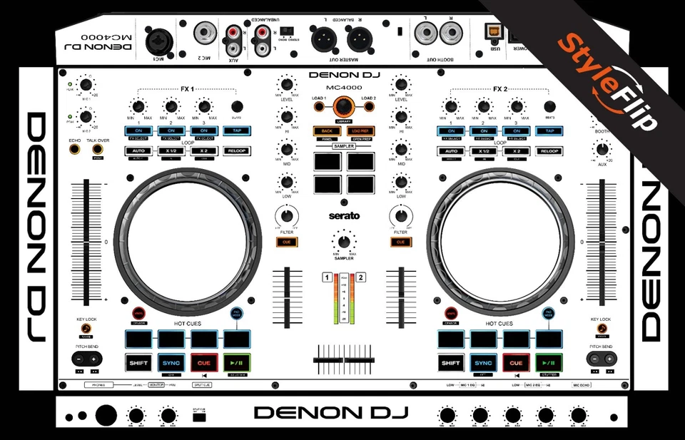 Denon MC 4000 | Color White | Protective Decal | StyleFlip Skins