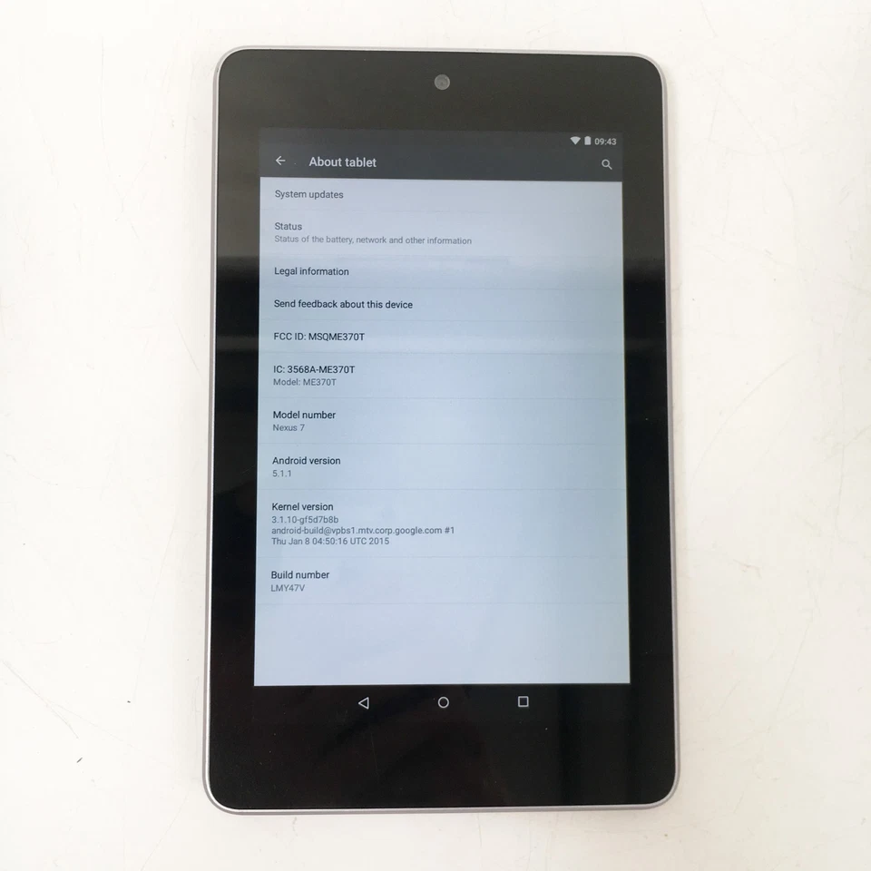 Asus Google Nexus 7 1st Gen Black Wi-Fi 16GB 1GB Ram Cheap Budget Android Tablet - Image 3 of 4