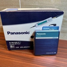 Panasonic SJ-MJ100-S MD Player 5528 From Japan