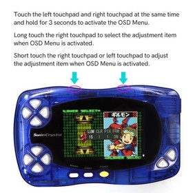 WSCC HD Retro Pixel IPS LCD Backlight LCD For Bandai WonderSwan Crystal Color