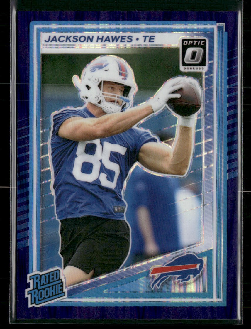 2025 Donruss Optic #224 Jackson Hawes Purple Shock