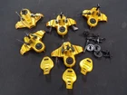 GI JOE SERPENTOR'S AIR CHARIOT LOT OF (5) LOOSE HASBRO VEHICLES FOR PARTS