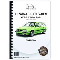Vw Golf 3 Variant Typ 1H 1993-1999 Citystromer Elektroantrieb Werkstatthandbuch