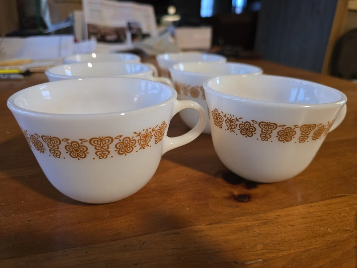 25+ pyrex butterfly gold mugs for sale | Updated Oct 2026