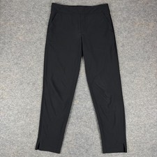 Athleta Brooklyn Mid Rise Pants 28" Pockets Polyester Stretch Black Womens 4
