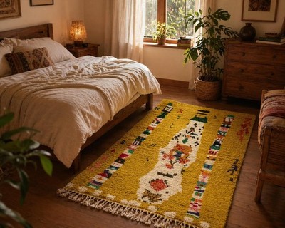 Handmade Moroccan Rug   Colorful Berber Rug   Custom Wool Area Rug