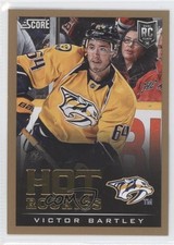 2013-14 Panini Rookie Anthology Score Update Gold Victor Bartley #747 0f8