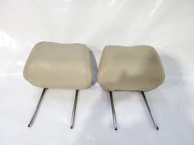 2015 Ford Flex Limited OEM Beige Leather Front Pair of Headrests 