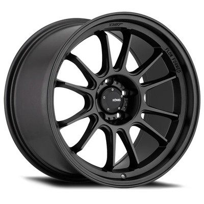 Konig Hypergram Matte Black | 17x8'' +35mm | 5x114.3mm Wheel