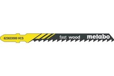 Stichs&auml;gebl&auml;tter fast wood Nutz-L.74mm Zahnt.4mm HCS geschl. f.Harth. 5St.