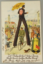 Werbe Postkarte "Schuhputz Nigrin" 1930 gelaufen (134179)