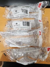 3M Virtua Protective Safety Goggles, Clear Anti-Fog Glasses 11329 LOT OF 4