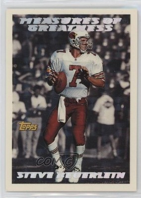1994 Topps Measures of Greatness Special Effects Steve Beuerlein #319 0t2