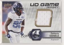 2021 Upper Deck CFL UD Game Jersey Davaris Daniels #UD-DA af9