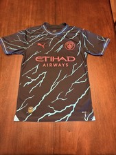 Manchester City Jersey Authentic 2023/2024 Third Shirt Puma Men Sz Small