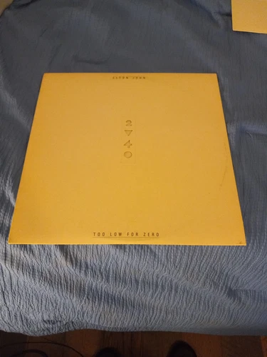 Elton John Too Low For Zero Vinyl Geffen Records GHS 4006 1983 VINTAGE