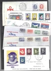 NETHERLANDS FDC 1950 60 ISH SETS CACHETS BOBS LOT OF 6 AV F #721