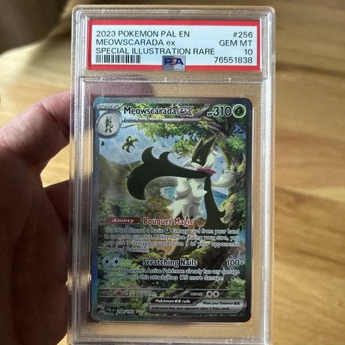 2023 POKEMON PAL EN-PALDEA EVOLVED #256 MEOWSCARADA EX PSA 10