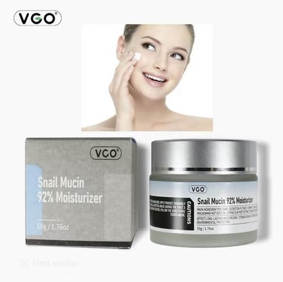 VCO SNAIL MUCIN 92% MOISTURIZER 1.76 OZ  NEW 