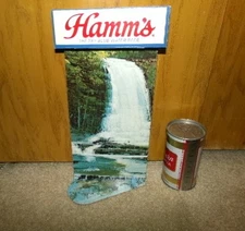 1970's HAMM'S beer WATER FALL store sign MINNESOTA