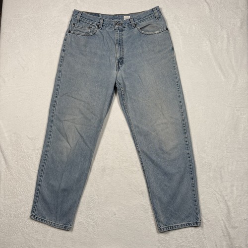 Levis Jeans Mens 36(34)x30 Blue Relaxed Fit Straight Leg Vintage