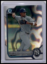 2022 Bowman #BCP-140 Alexander Vargas Chrome Prospects Lava Refractors #/399