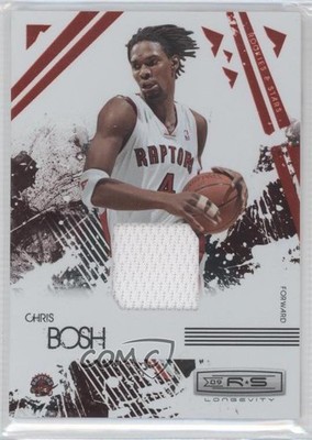 2009-10 Panini Rookies & Stars Longevity Ruby Materials 1/250 Chris Bosh HOF 2u3