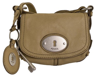 Damenhandtasche Fossil Shoulderbag Maddox Small Flap Camel Brown