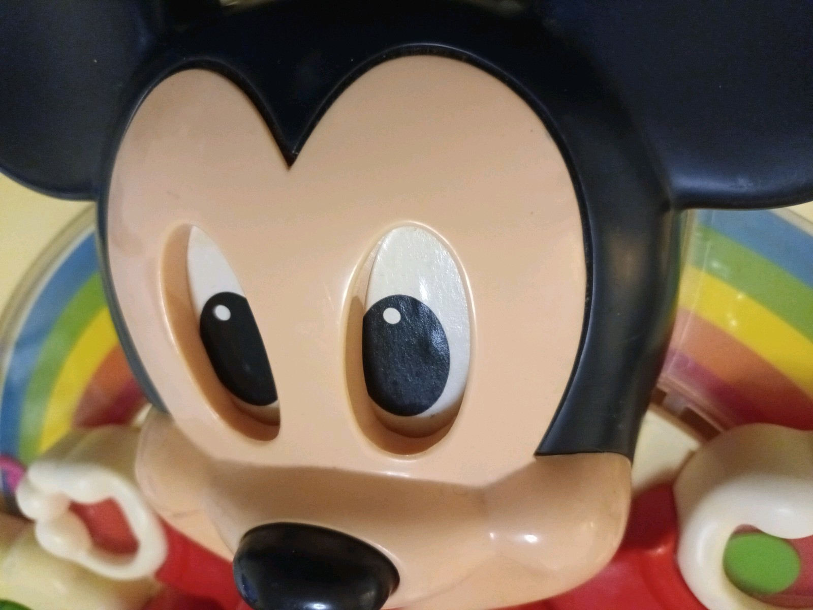 Vintage Mattel Walt Disney MICKEY MOUSE Baby Crib Activity Center 1970's