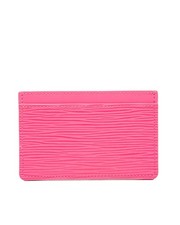 Preloved louis vuitton Card Holder Women Pink One Size