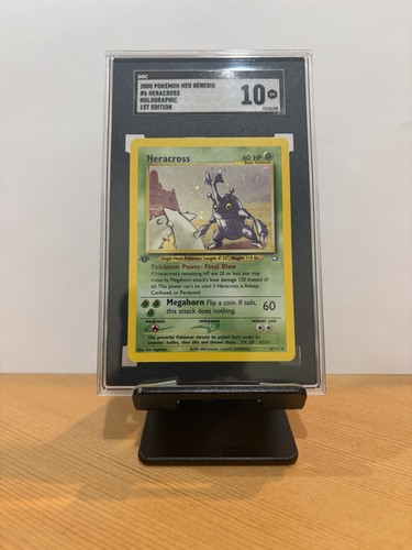 Heracross (1st Edition) graded SGC 10 for sale on eBay