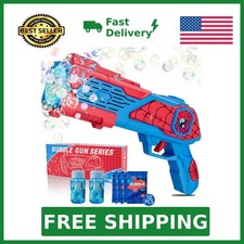Bubble Machine Gun for Kids: Toys for 3 Year Old Boys, Toys for Boys 4-6, Ou...