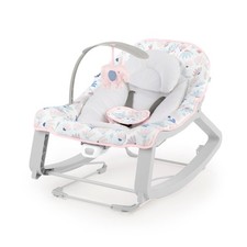 Ingenuity Keep Cozy 3-in-1 Baby Bouncer Rocker Seat Infant Toddler Pink Burst